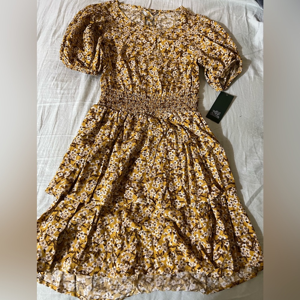 Wild Fable Tiered Ruffle Dress